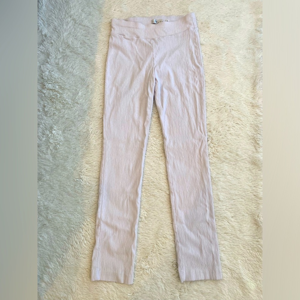 Lena Gabrielle light pink stretch pants